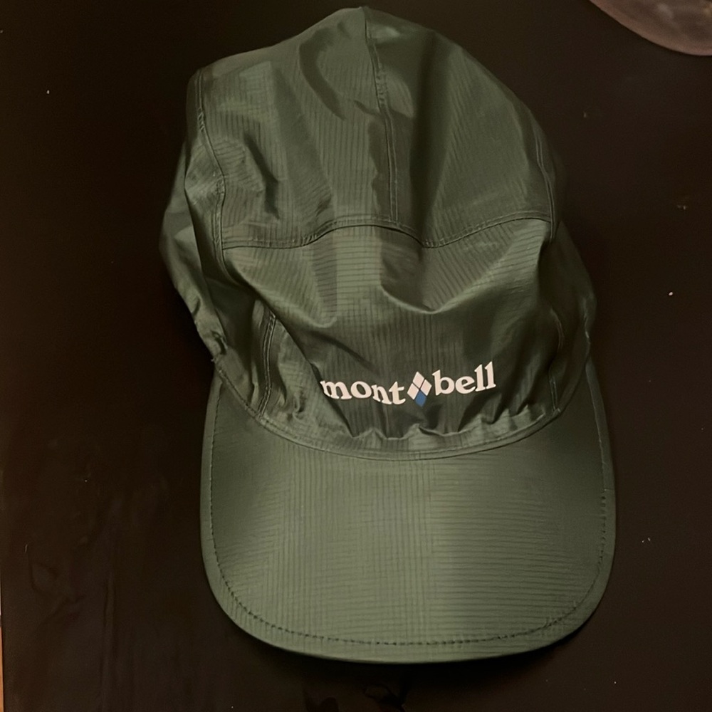 Montbell goretex green hat